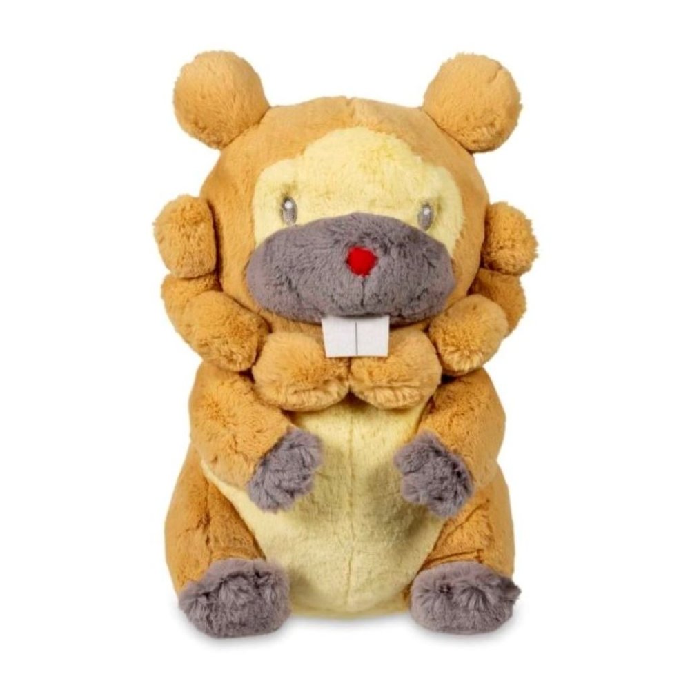 Pokemon Center Original Pokemon Bidoof Comfy Friends Plush Large - 14 ½ In
